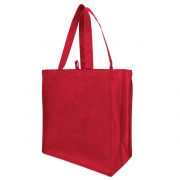 Red-Eco-friendly-non-woven-grocery-shopping-tote-bag-Reusable
