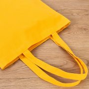 yellow cotton bag