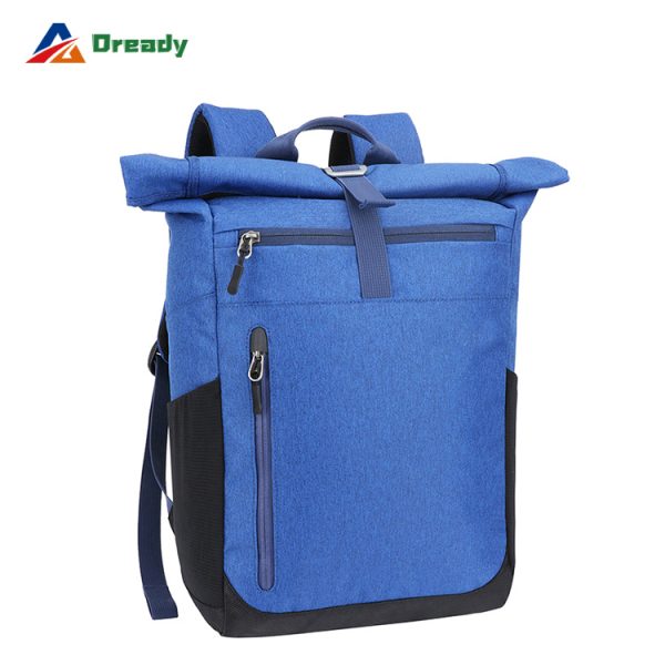 Custom-Logo-Active-Casual-Roll-Top-Backpack-Student-Waterproof-Sports-Bag