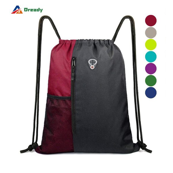 Custom Logo Gym Backpack Breathable Drawstring Bag Sports Travel Bag