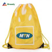 Custom Waterproof Fitness Backpack Sporty Drawstring Bag