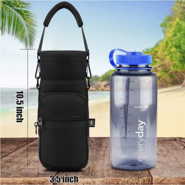 Custom hiking water bottle insulation bag