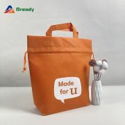 Custom promotional gift drawstring bag