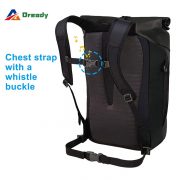 Large Capacity Travel Roll Top Backpack Computer Bag