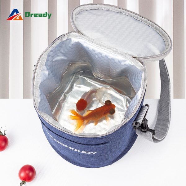 Thickened aluminum foil insulated lunch cooler bag