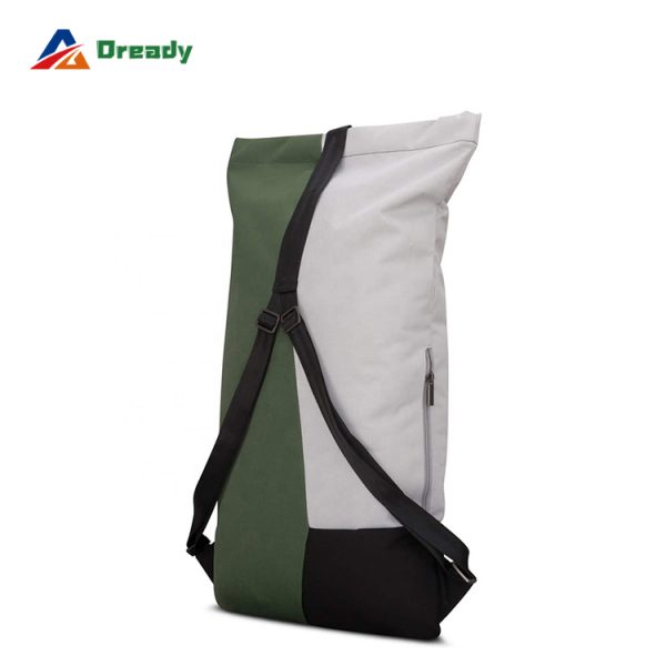 Waterproof roll top multifunctional student laptop bag