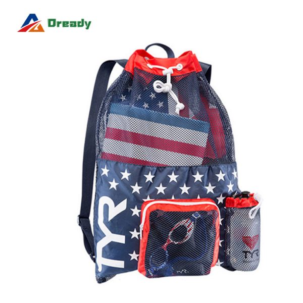 Wholesale Custom Polyester Mesh Drawstring Bag Sports Drawstring Bag