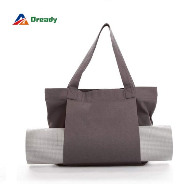 Custom Logo Fashion Design Yoga Mat Bag Eco-Friendly Cotton Canvas Yoga Bag