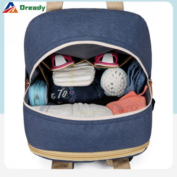 Custom mommy baby backpack diaper bed bag backpack,