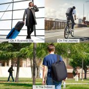 Customized city business backpack with usb interface