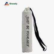 Eco-friendly Cotton Canvas Yoga Mat Travel Carrier Bag With Customized Logo