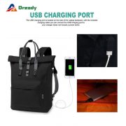 Laptop backpack with USB port