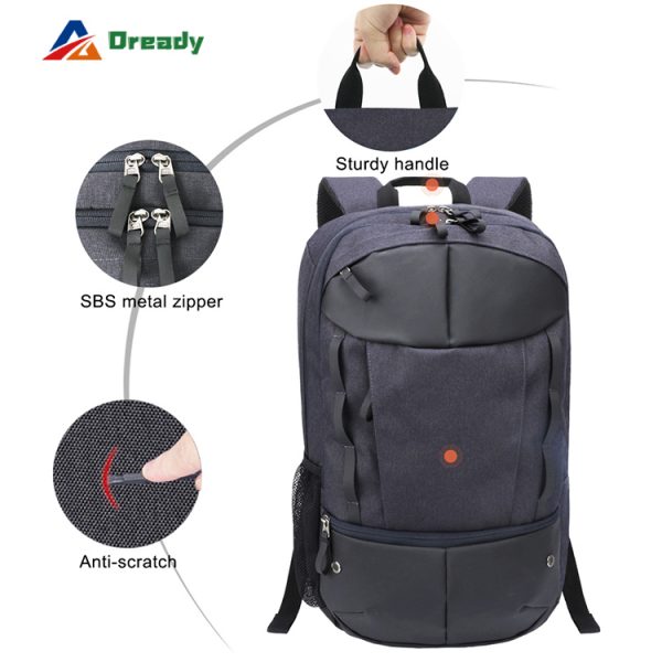 Large Capacity Multi Pocket Leisure Backpack Laptop Bag