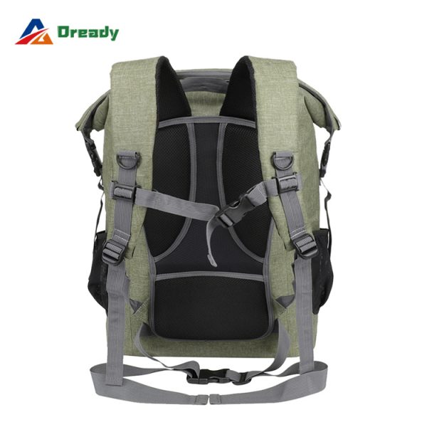 Large capacity tarpaulin roll top fashion dry bag backpack