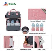Portable Waterproof Insulated Mommy Baby Backpack Bed Bag